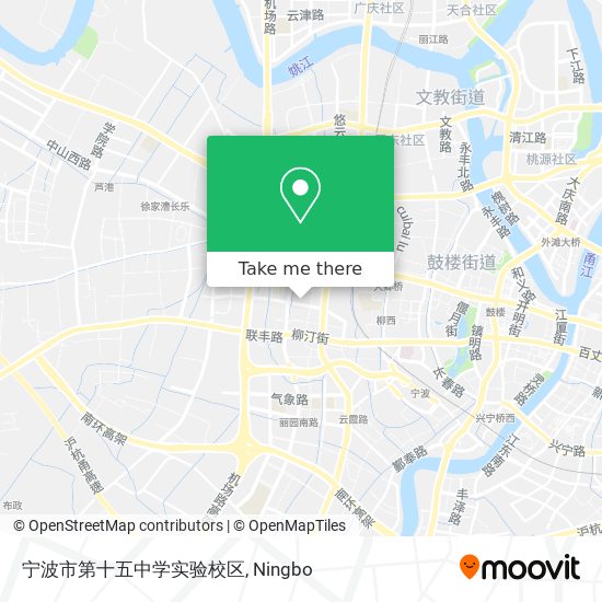 宁波市第十五中学实验校区 map