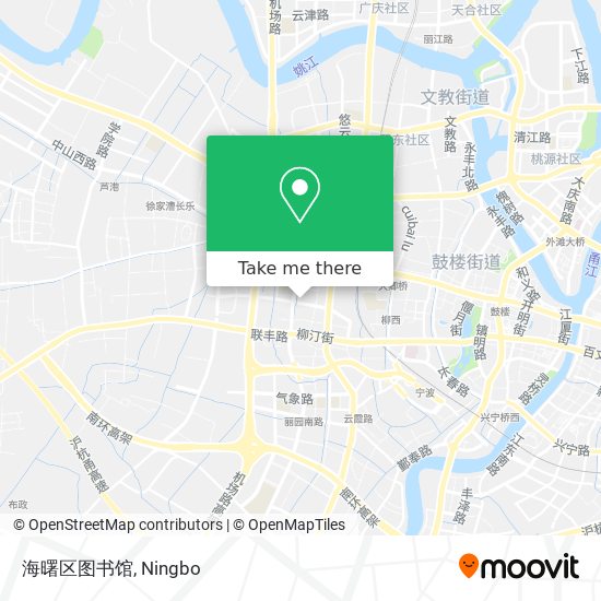 海曙区图书馆 map