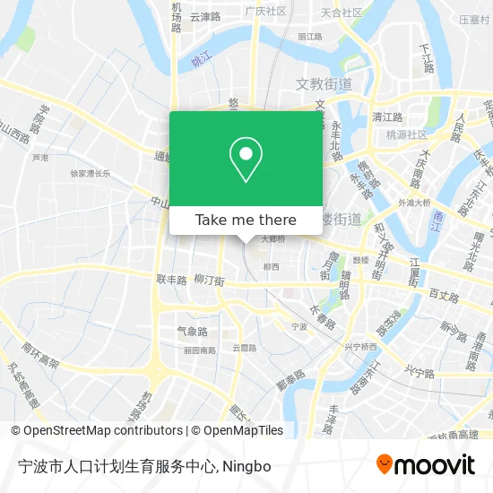 宁波市人口计划生育服务中心 map