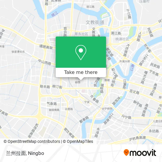 兰州拉面 map