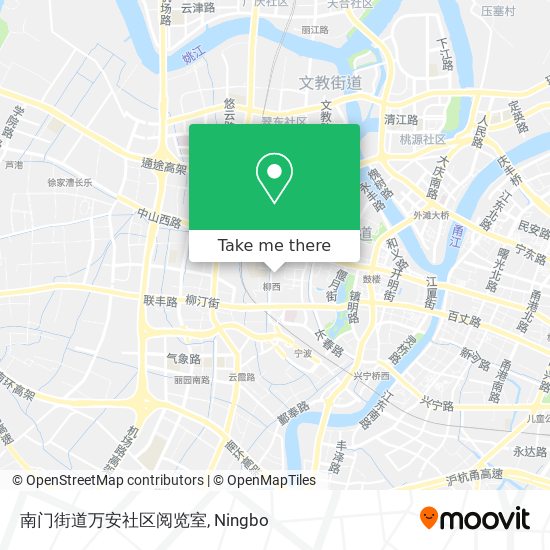 南门街道万安社区阅览室 map