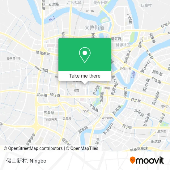 假山新村 map