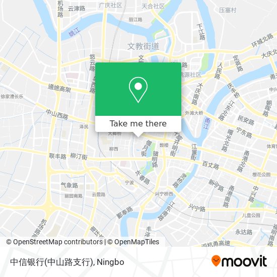 中信银行(中山路支行) map