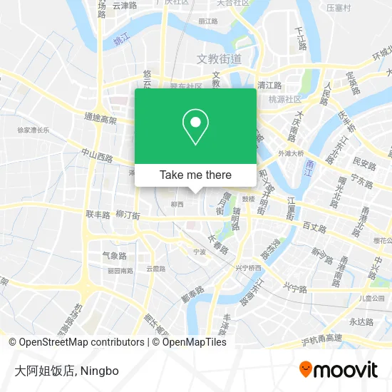 大阿姐饭店 map