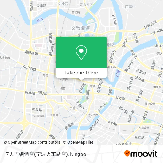 7天连锁酒店(宁波火车站店) map