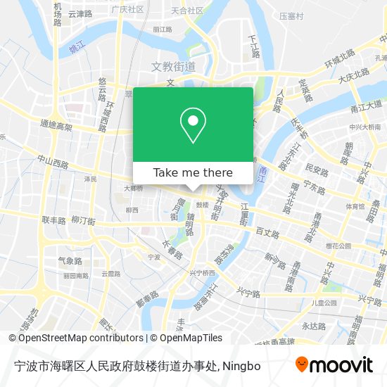 宁波市海曙区人民政府鼓楼街道办事处 map