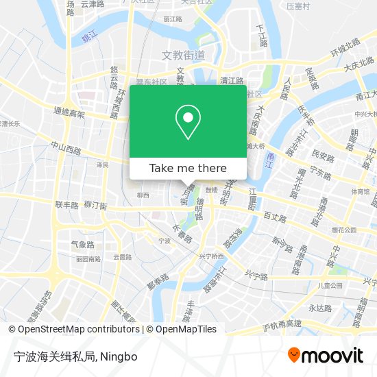 宁波海关缉私局 map