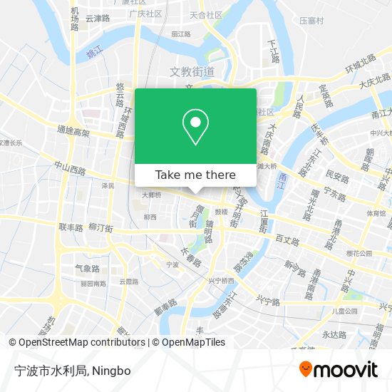 宁波市水利局 map
