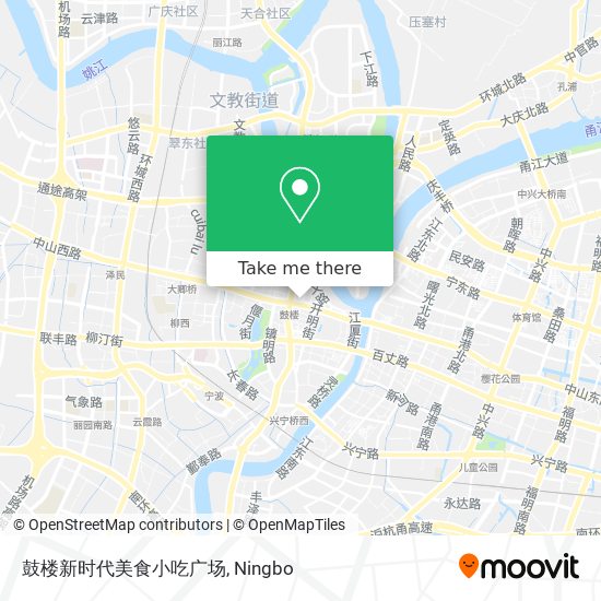 鼓楼新时代美食小吃广场 map