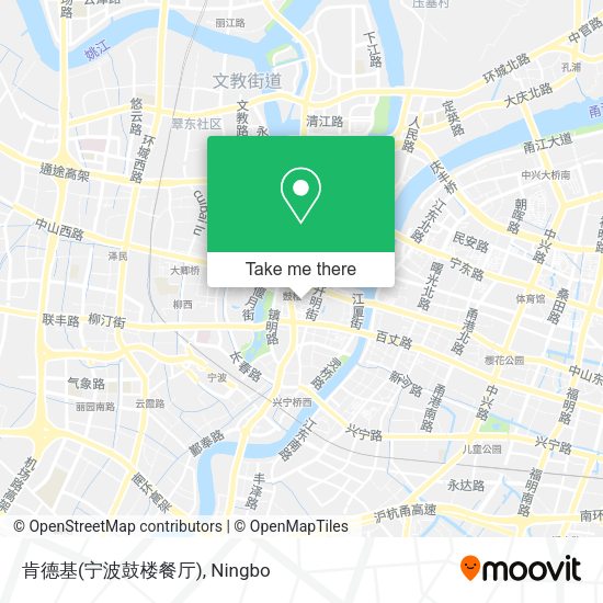 肯德基(宁波鼓楼餐厅) map