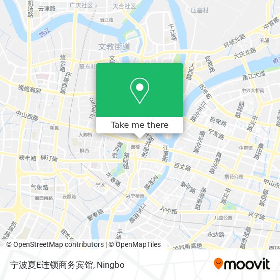 宁波夏E连锁商务宾馆 map