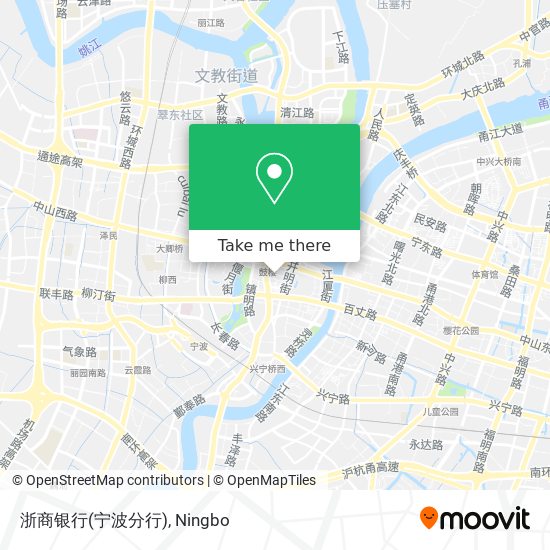 浙商银行(宁波分行) map