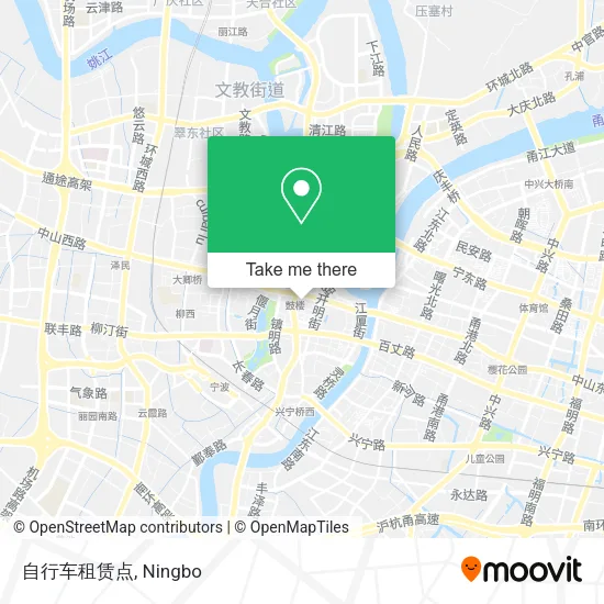 自行车租赁点 map