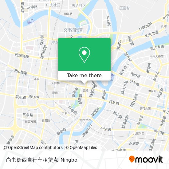 尚书街西自行车租赁点 map