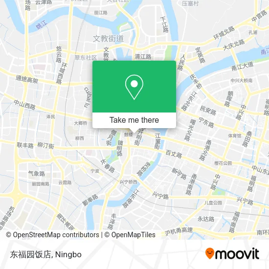 东福园饭店 map