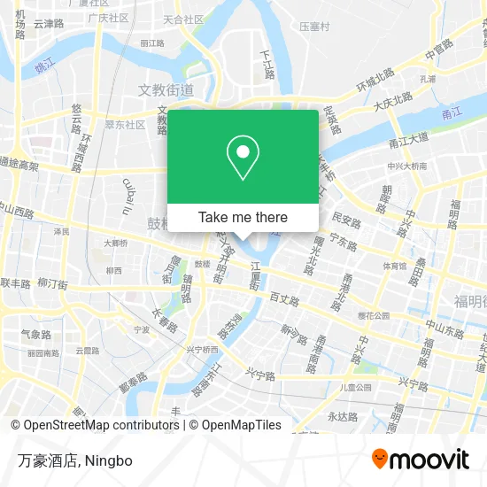 万豪酒店 map