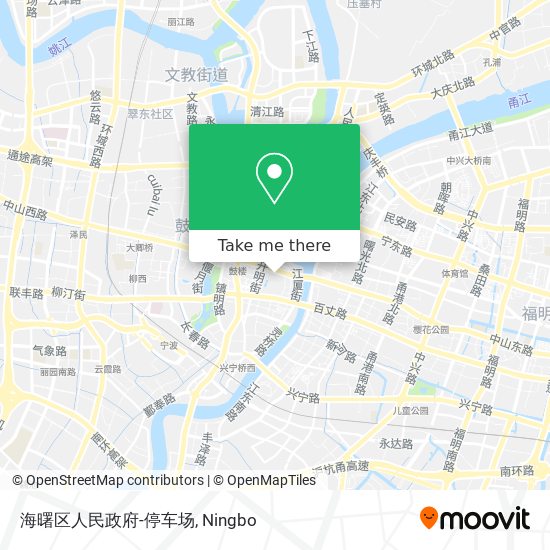 海曙区人民政府-停车场 map