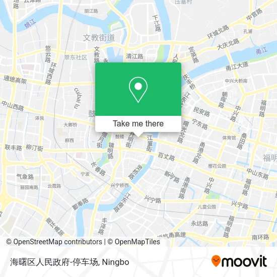 海曙区人民政府-停车场 map