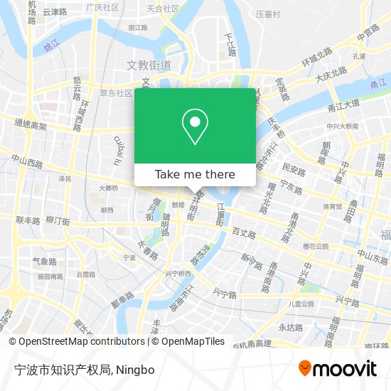 宁波市知识产权局 map