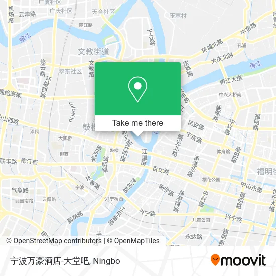 宁波万豪酒店-大堂吧 map
