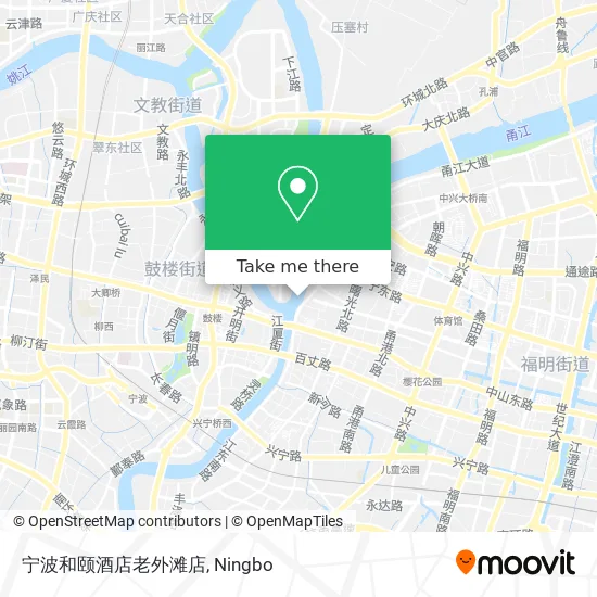 宁波和颐酒店老外滩店 map