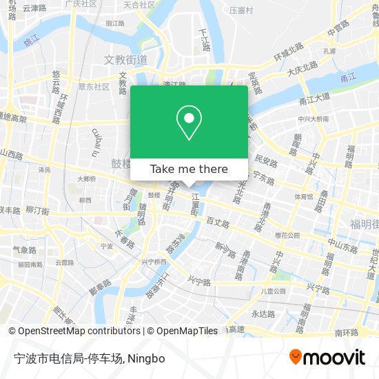 宁波市电信局-停车场 map
