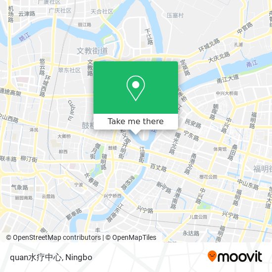 quan水疗中心 map
