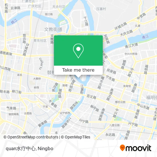 quan水疗中心 map