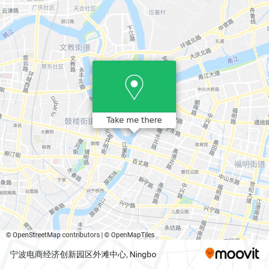 宁波电商经济创新园区外滩中心 map