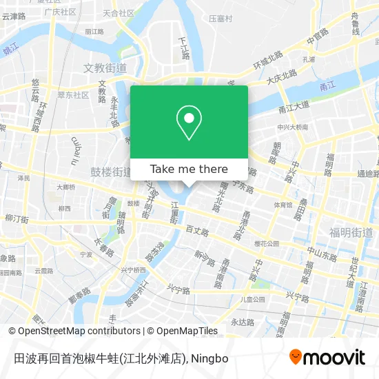 田波再回首泡椒牛蛙(江北外滩店) map