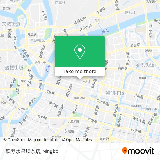 跃琴水果烟杂店 map