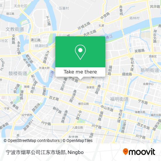 宁波市烟草公司江东市场部 map