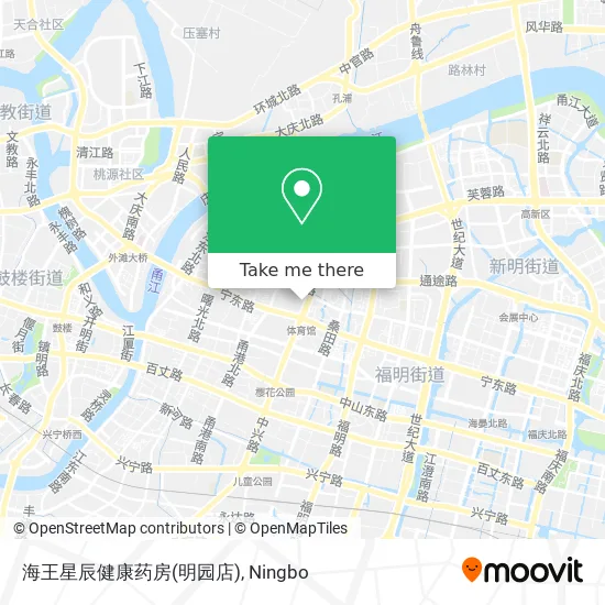 海王星辰健康药房(明园店) map