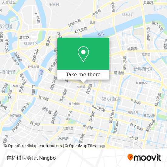 雀桥棋牌会所 map