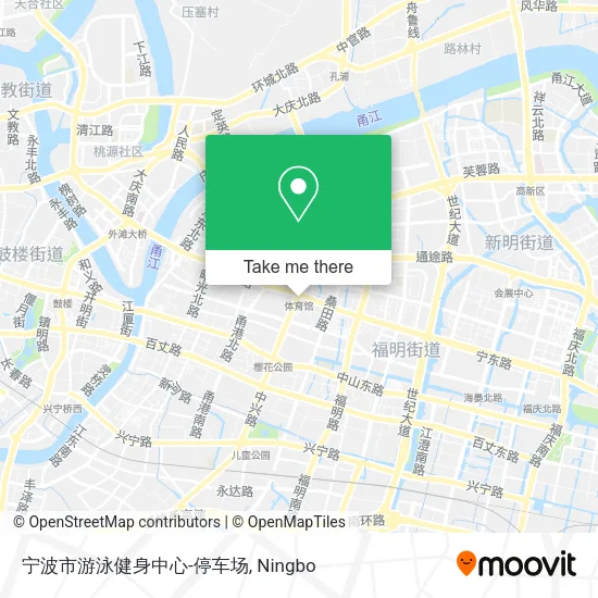 宁波市游泳健身中心-停车场 map