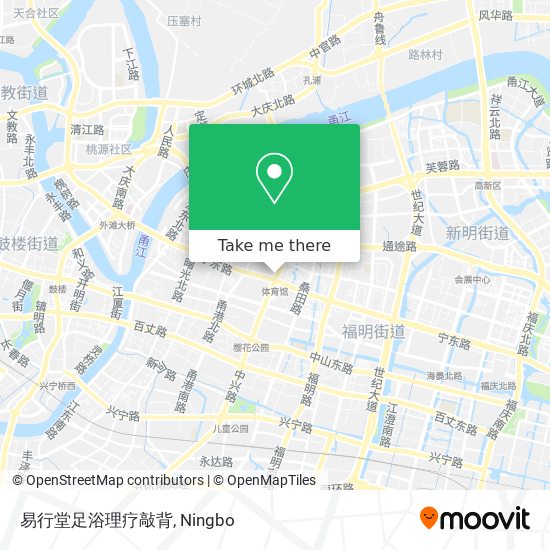 易行堂足浴理疗敲背 map