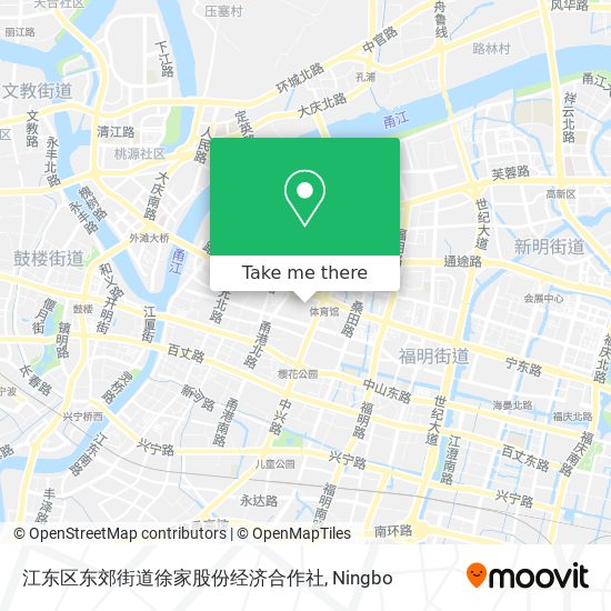 江东区东郊街道徐家股份经济合作社 map