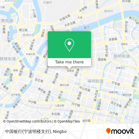 中国银行(宁波明楼支行) map