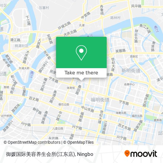 御媛国际美容养生会所(江东店) map