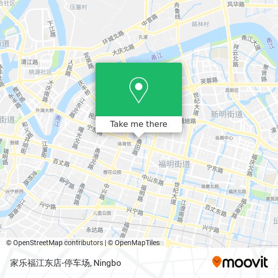 家乐福江东店-停车场 map