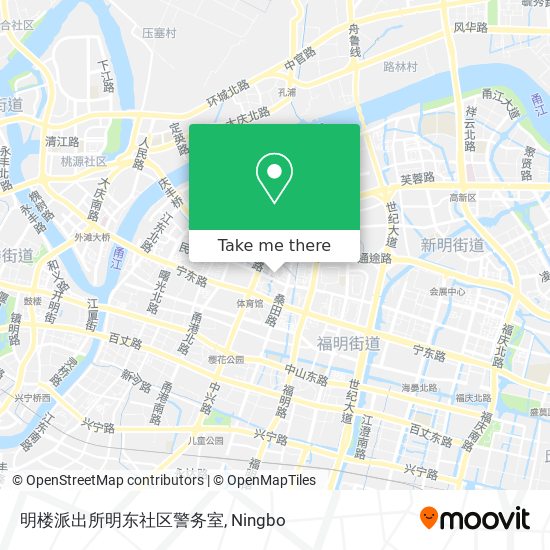 明楼派出所明东社区警务室 map
