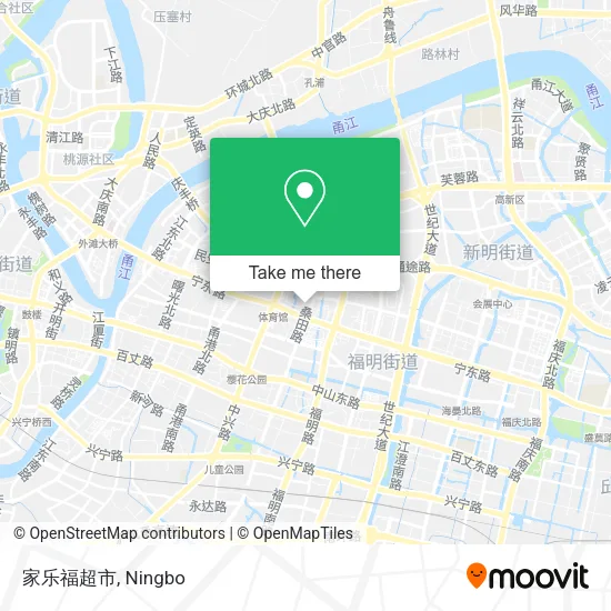 家乐福超市 map