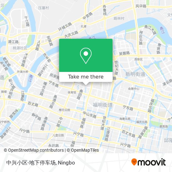 中兴小区-地下停车场 map