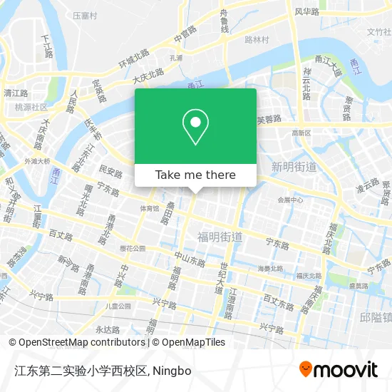 江东第二实验小学西校区 map