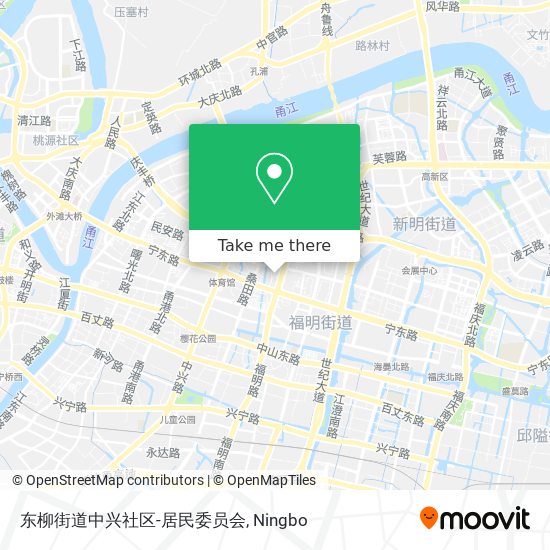 东柳街道中兴社区-居民委员会 map