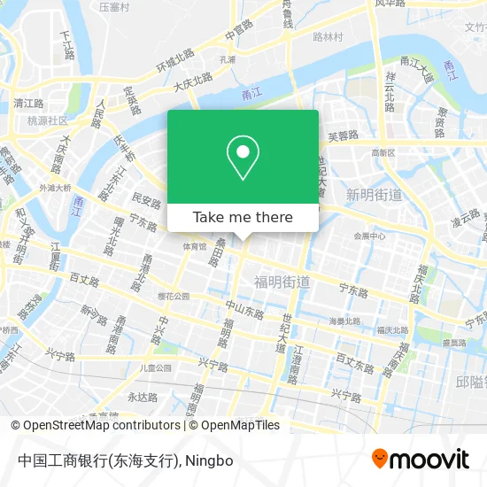 中国工商银行(东海支行) map