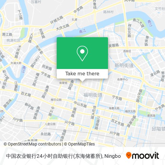 中国农业银行24小时自助银行(东海储蓄所) map