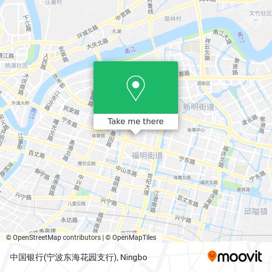 中国银行(宁波东海花园支行) map