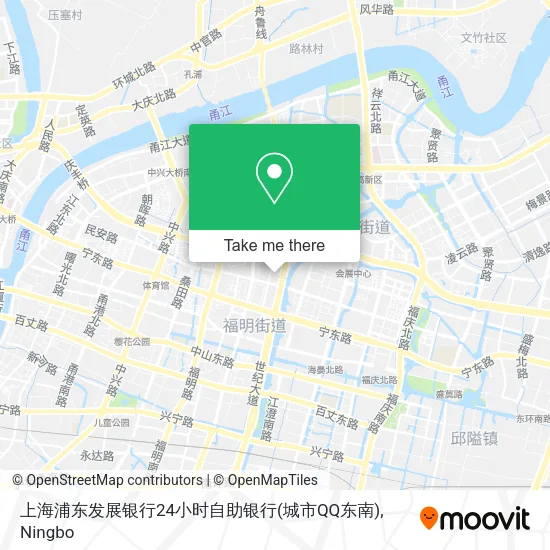 上海浦东发展银行24小时自助银行(城市QQ东南) map