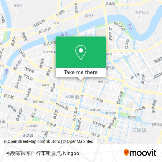 福明家园东自行车租赁点 map
